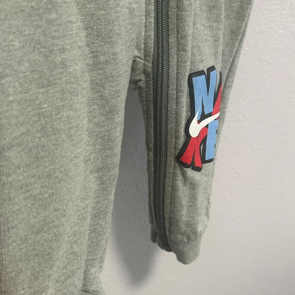 Nike Kids Gray Hooded Zip Up